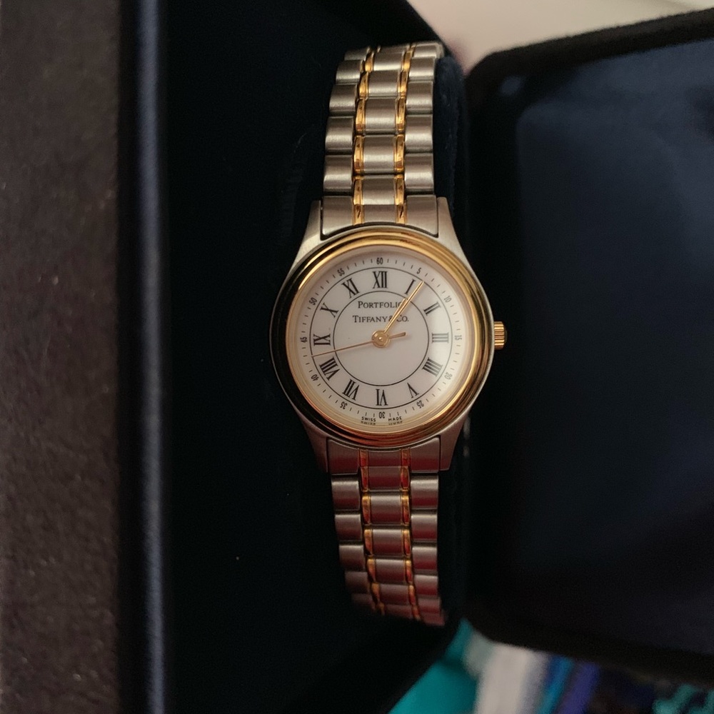 Tiffany & Co Gold & Steel Watch
